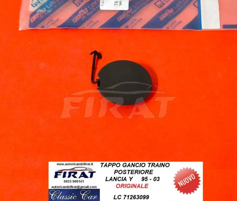 TAPPO GANCIO TRAINO LANCIA Y 96 - 03 POST.